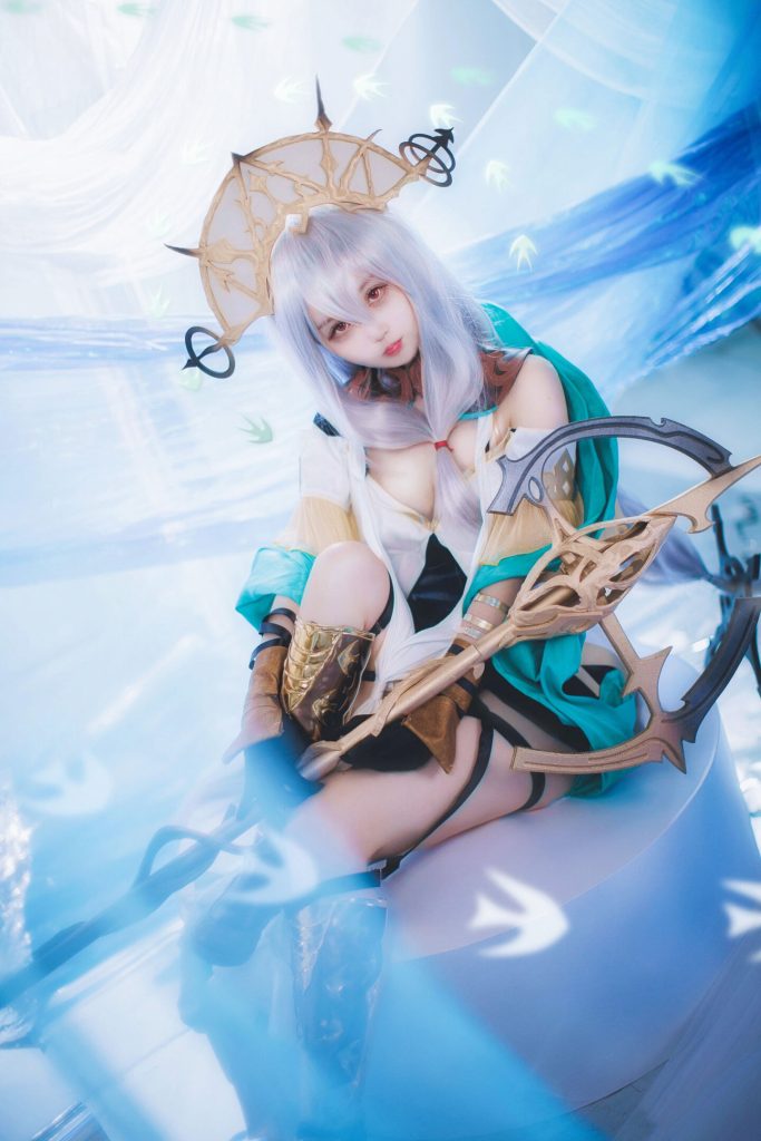 《明日方舟》浊心斯卡蒂cosplay-星海博客