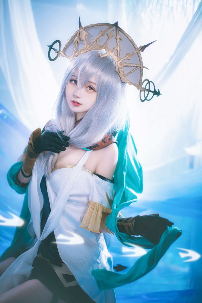《明日方舟》浊心斯卡蒂cosplay插图6