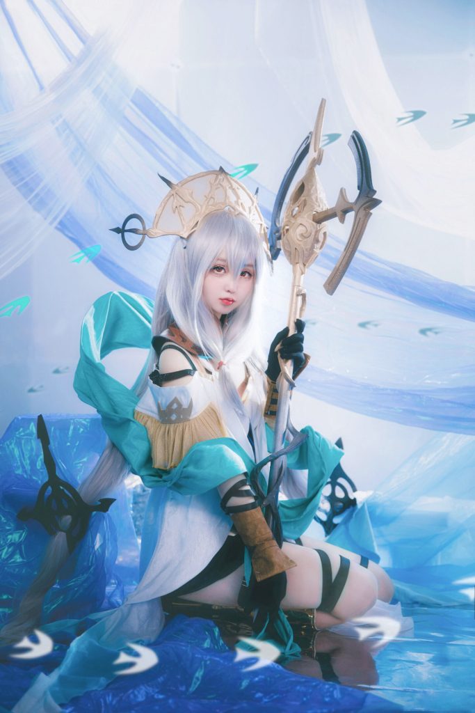 《明日方舟》浊心斯卡蒂cosplay插图2