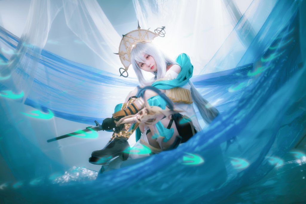 《明日方舟》浊心斯卡蒂cosplay插图4